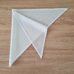 Embroidered Linen Hair Bandana: Woodland, Fairy, Mori Kei Style, Triangle Headscarf, Dog & Owner Gift