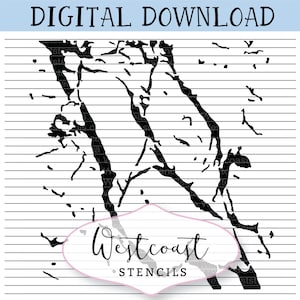 Vein Marble Stencil Cookie Stencil DIGITAL File SVG PNG Digital Stencil Download for Cricut Silhouette Laser Cutter