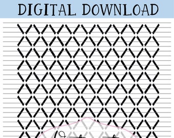 DIGITAL Harlequin Pattern Stencil, Diamonds, Argyle, Cookie Stencil, SVG, PNG, Digital Download, Cutting File