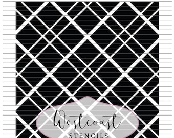 Tartan Pattern Stencil, DIGITAL Download, Cookie, Craft, diy, SVG, PNG