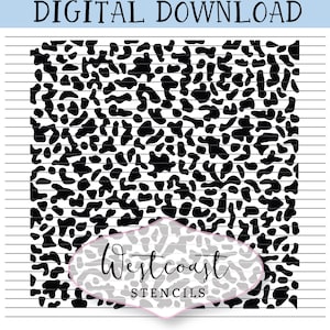 Samenstelling notebook patroon stencil Cookie stencil digitaal bestand SVG PNG digitale stencil downloaden voor Cricut silhouet lasersnijder