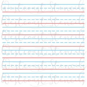 Primäre Papierschablone 2 Stück Schule Cookie Schablone DIGITALE Datei SVG PNG Digitale Schablone Download für Cricut Silhouette Laser Cutter