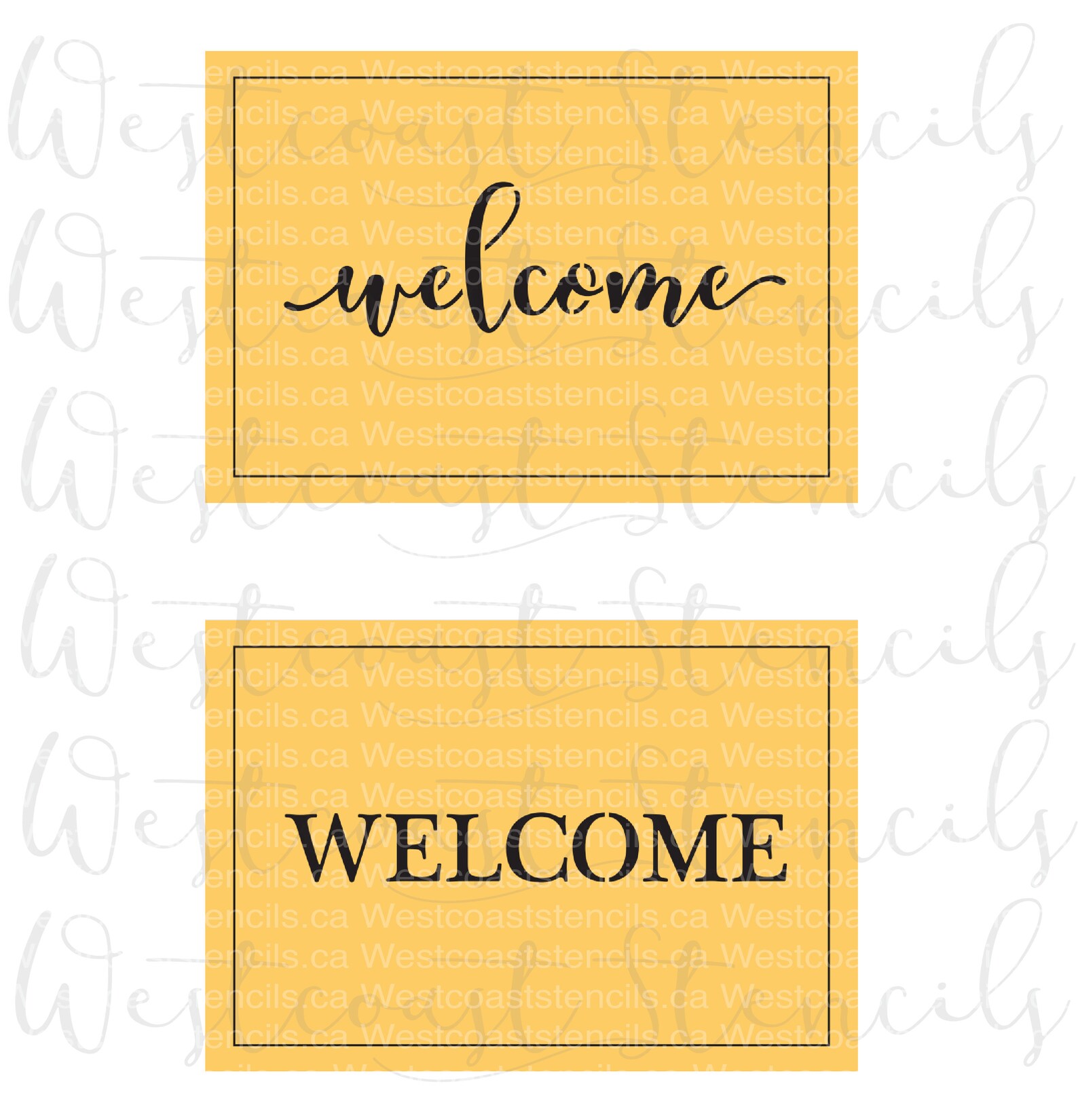 DIGITAL Stencil Door Mat Cookie Stencil SVG PNG Etsy