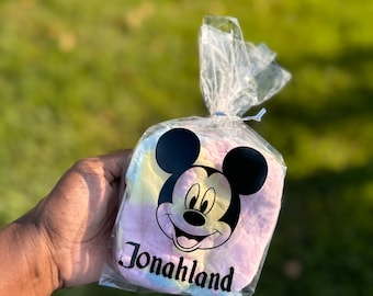 Custom Mickey Name Cellophane Bags Disneyland Themed Birthday