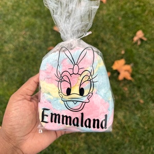 Custom Daisy Duck Name Cellophane Bags Disneyland Themed Birthday