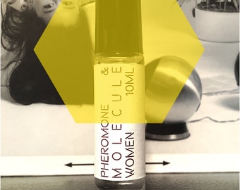 PHEROMONE & MOLECULE iso e super bananas for WOMAN To Attract Man 10ml. roll on