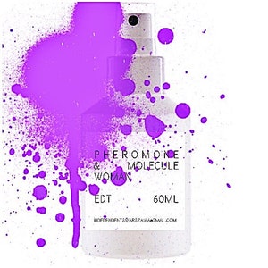 PHEROMONE & MOLECULE iso e super blueberries for WOMAN To Attract Man edt 60ml.