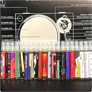 MOLECULE TRAVEL TUBE iso e super ambroxan timbersilk hedione sylvamber norlimbanol ambrox calone 5 or 10 x 10 ml.