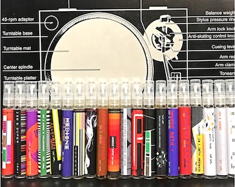 MOLECULE TRAVEL TUBE iso e super ambroxan timbersilk hedione sylvamber norlimbanol ambrox calone 5 or 10 x 10 ml.