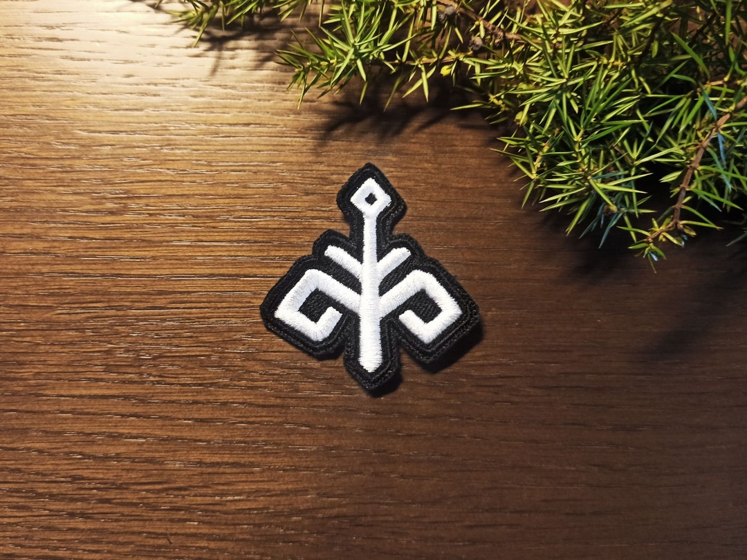 Baltic Sign Tree TREE OF AUSTRA | Traditional Latvian Sign Patch | Sew on Baltic Pagan ...