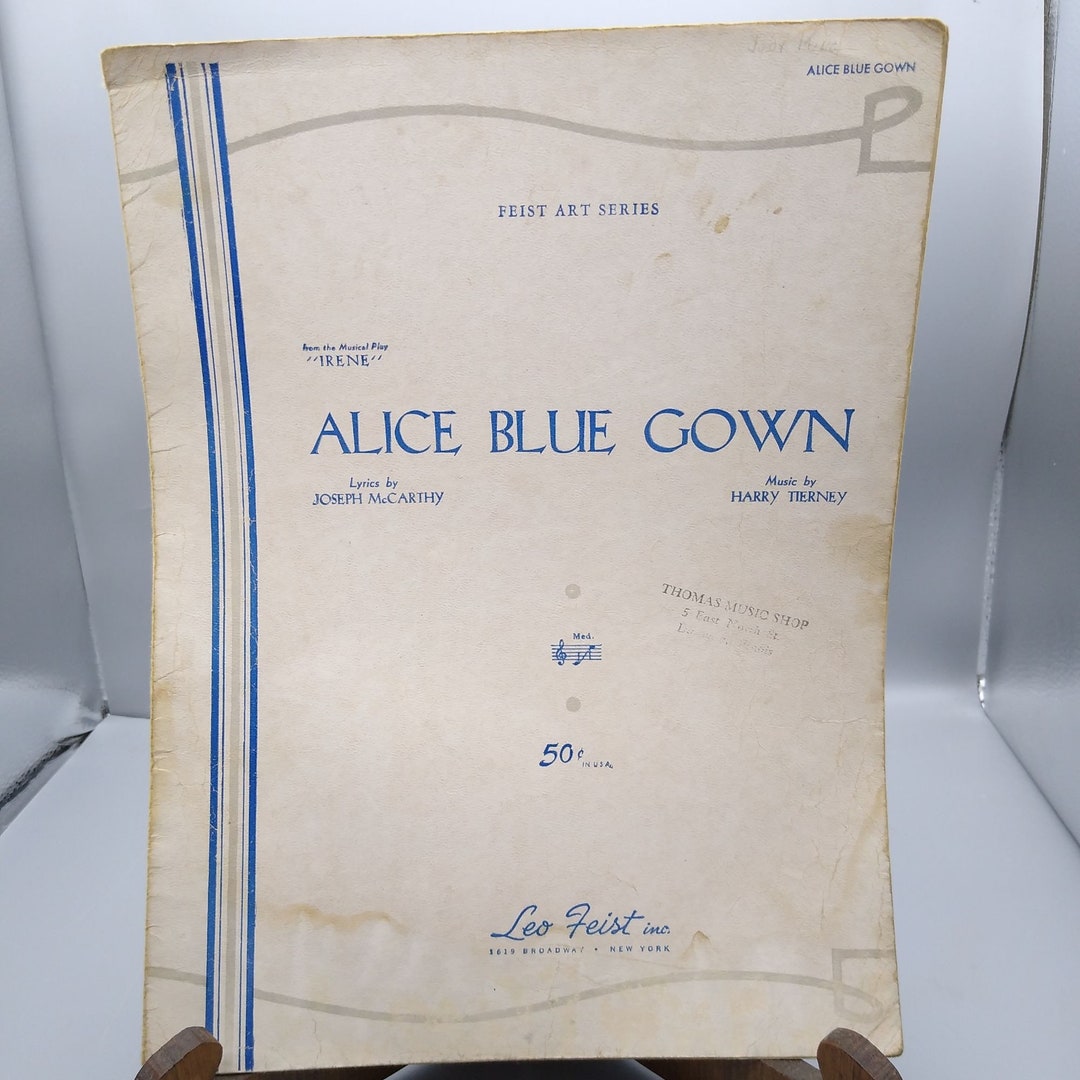 1920 Edith Day - Alice Blue Gown - YouTube