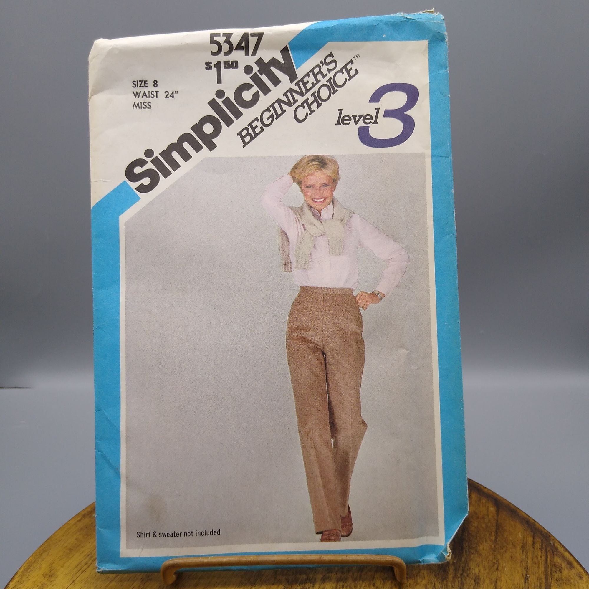 vintage an・an no.8 UNCUT Vintage Sewing PATTERN Simplicity 5347, Beginner's