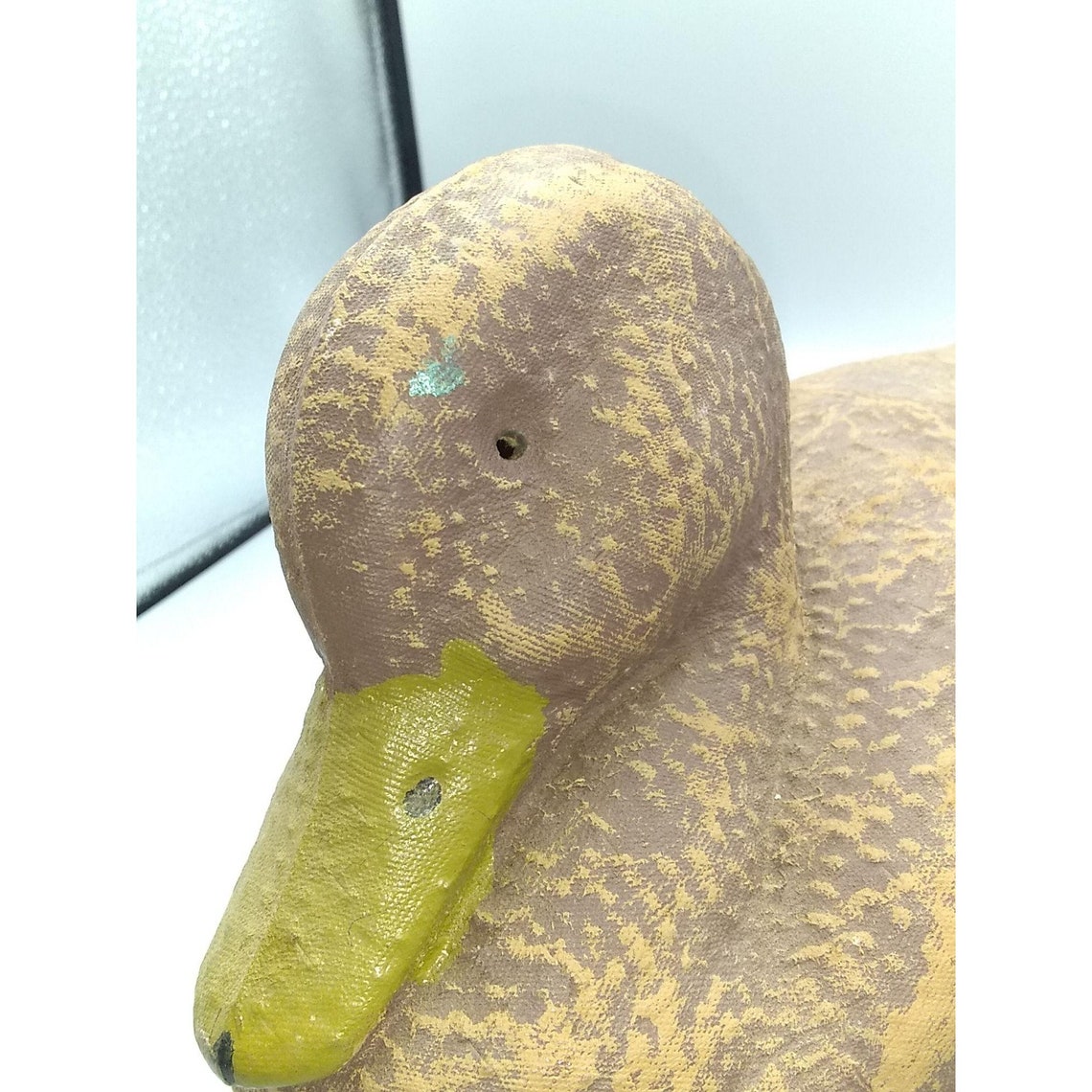 Antique Paper Duck Decoy Pair Papier Mache Hunting Primitive Etsy