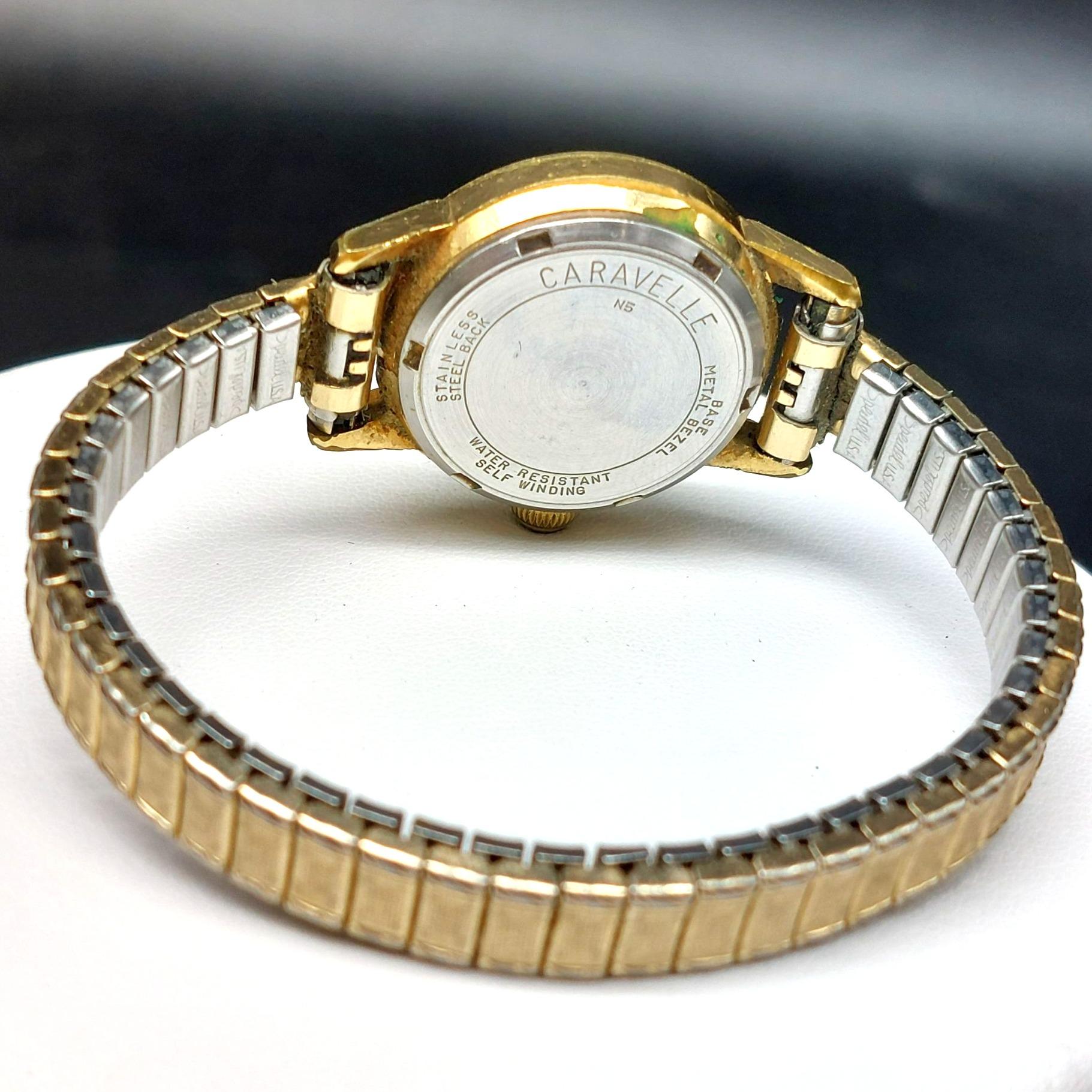 Caravelle N5 1975 Automatic Ladies Watch Gold-tone Swiss  display picture 1