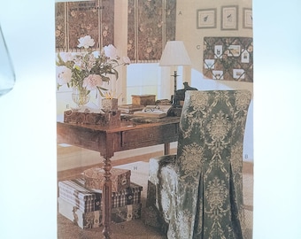 UNCUT Vintage Butterick 4043 Waverly Home Office Accessories Pattern 2003