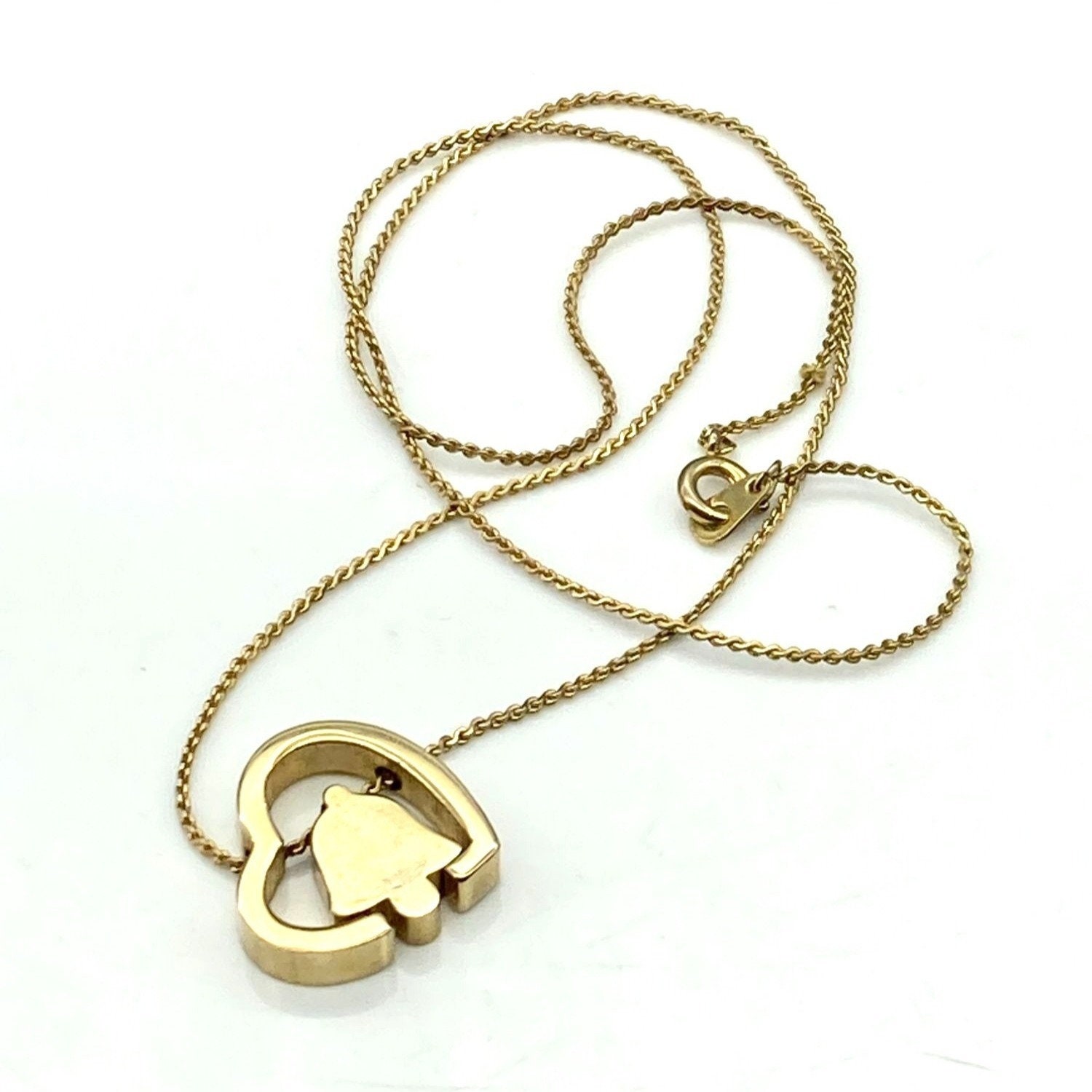 ◆VINTAGE HOLLYWOOD◆ Heart Long Chain Necklace VH2313NE009B Welcome to joyful online shopping!