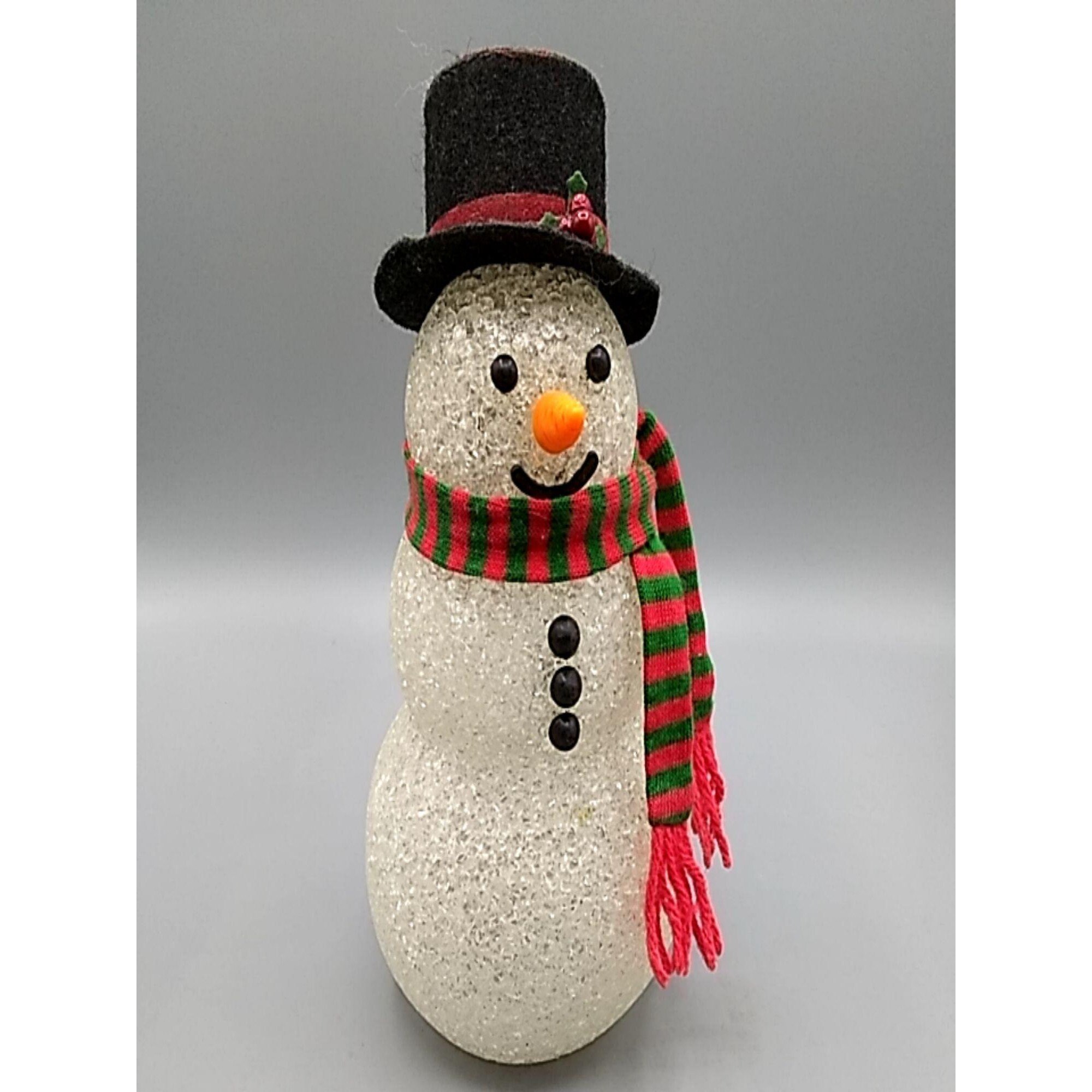 80 Pcs Mini Top Hat Plastic Miniature Hats Christmas Miniatures Crafts  Snowman