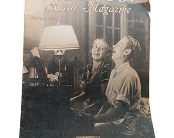 The Etude Music Magazine January 1936 Vintage Issue