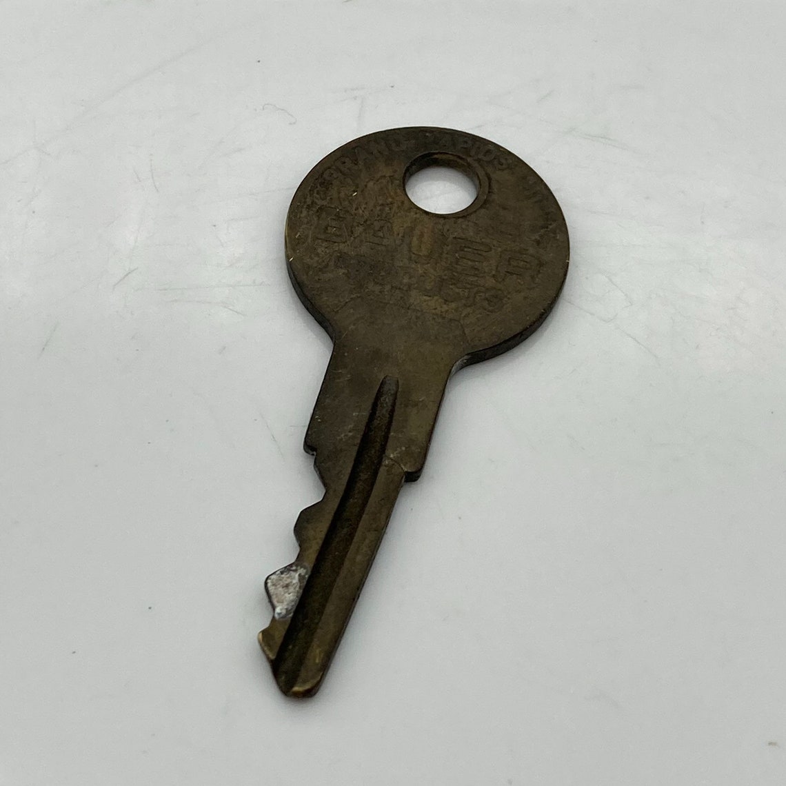 Vintage Used Key Bauer BP 596, Brass Grand Rapids - Etsy