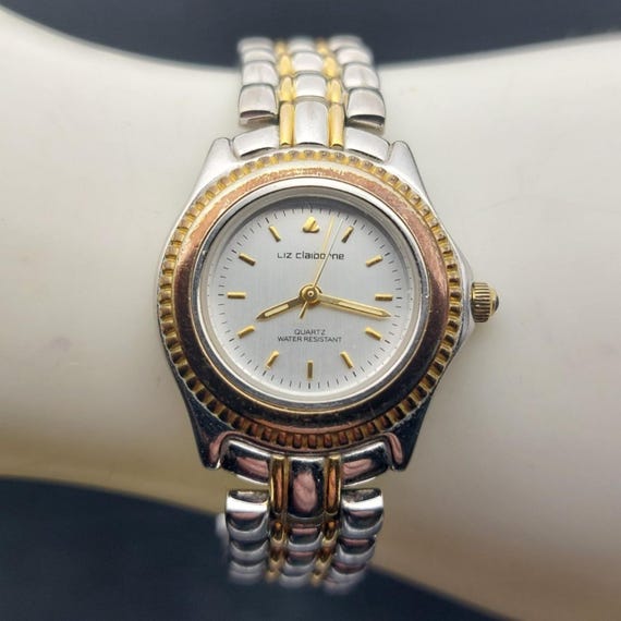 Vintage Liz Claiborne WA5803 Quartz Ladies Watch – Two-tone  display picture 2