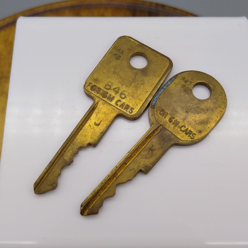 Vintage Star Obriok Hbrioj Keys General Motors Set S98K B47 and P98 B46 ...