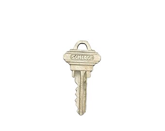 Chiave in ottone vintage Schlage