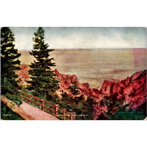 Cartolina d'epoca del 1907 di Grand View Point Colorado