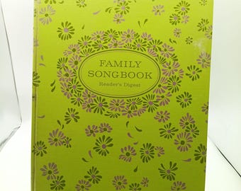 Readers Digest Family Songbook Hardcover 1969 Spiral Bound Vintage Music Book
