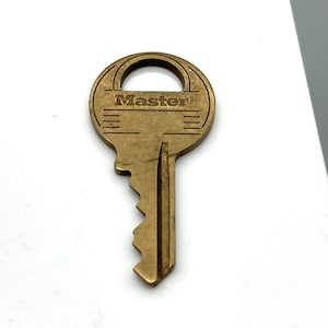 Vintage Master Lock sleutel messing