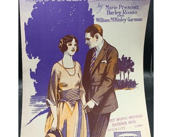 Vintage Sheet Music "Who Do You Love After All" By Marie Prescott & Harley Rosso