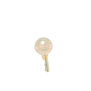Chiave vintage Independent Lock Co. con patina