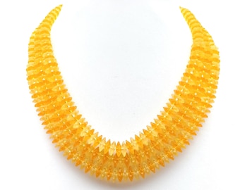 Collier Vintage 3 Rangs De Perles Baroques - Attache Couleur Or - Bijou Ancien élégant