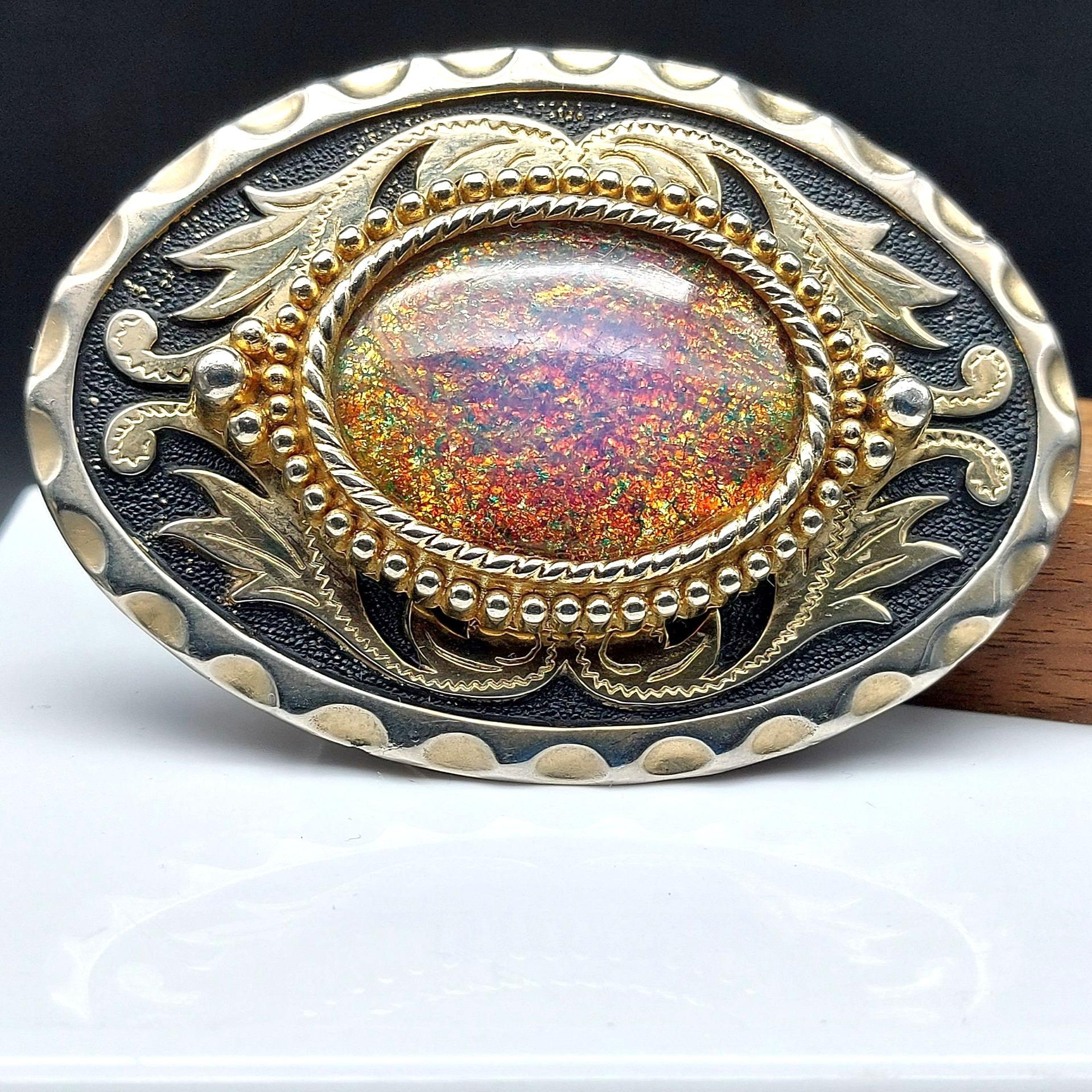 新素材新作 Opal belt buckle - Etsy 日本 アクセサリー