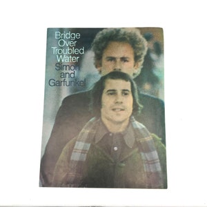 Vintage Sheet Music, Bridge Over Troubled Water by Simon and Garfunkel, Charing Cross 1970, Ephemera Collectible