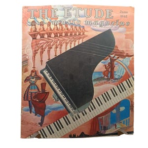 The Etude Music Magazine June 1945 Cover Art