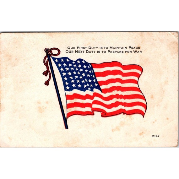 USA lot of 3 patriotic and military postcards, early 1900s / WW1 era USA lot of 3 patriotic and military postcards, early 1900s / WW1 era