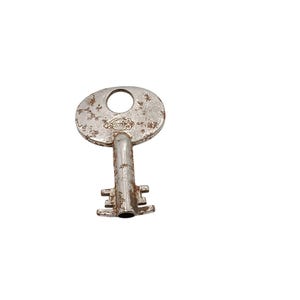 Orbit Hollow Barrel Skelettnyckel P109 Vintage Dubbelbit Metall Antik Stil