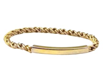 Bracelet étrusque Ancien Avec Breloques Et Cabochons - Style Argenté, Occasion