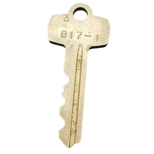 Vintage Brass Key 3 B17 1 Engraved Unlawful To Duplicate Durable Collectible Piece