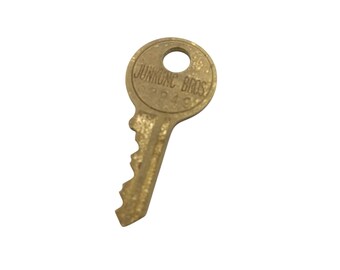 Vintage American Junkunc Brass Key 02249 USA - Etsy