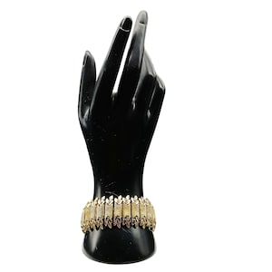 Vintage Coro Pegasus Gold-Tone Link Bracelet With Safety Chain