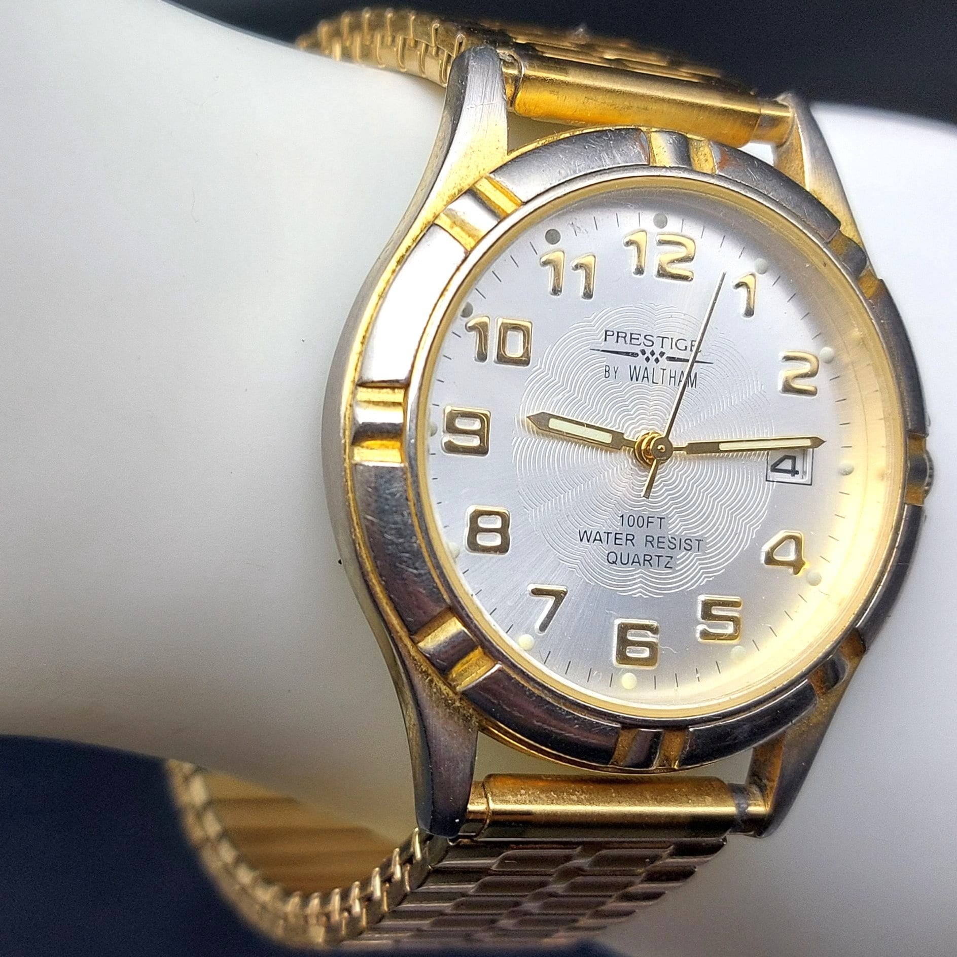 Prestige by waltham quartz watch sales