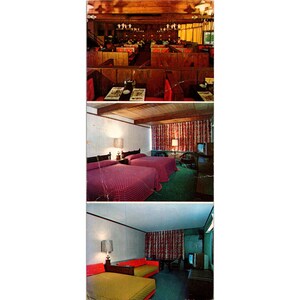 Vintage Portlander South Motor Lodge Übergroße Postkarte 1970 Farbdrucke von Bill Baal assoziierten Unternehmen