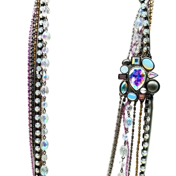 Multilayered Chicos Vintage Statement Necklace wi… - image 2