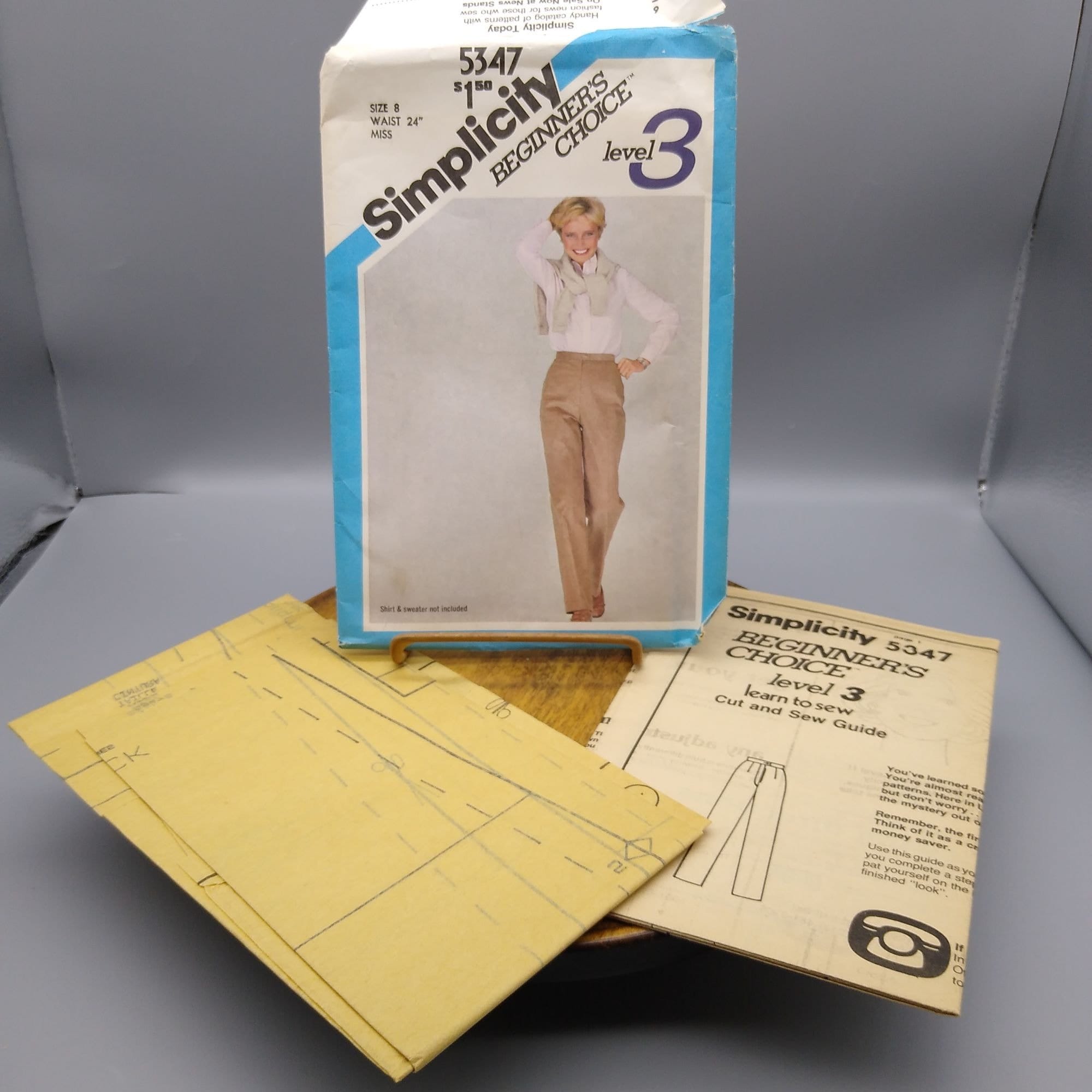 vintage an・an no.8 UNCUT Vintage Sewing PATTERN Simplicity 5347, Beginner's