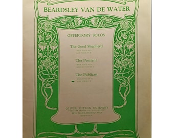 Beardsley Van De Water The Publican Solos for Religious Devotions Sheet Music