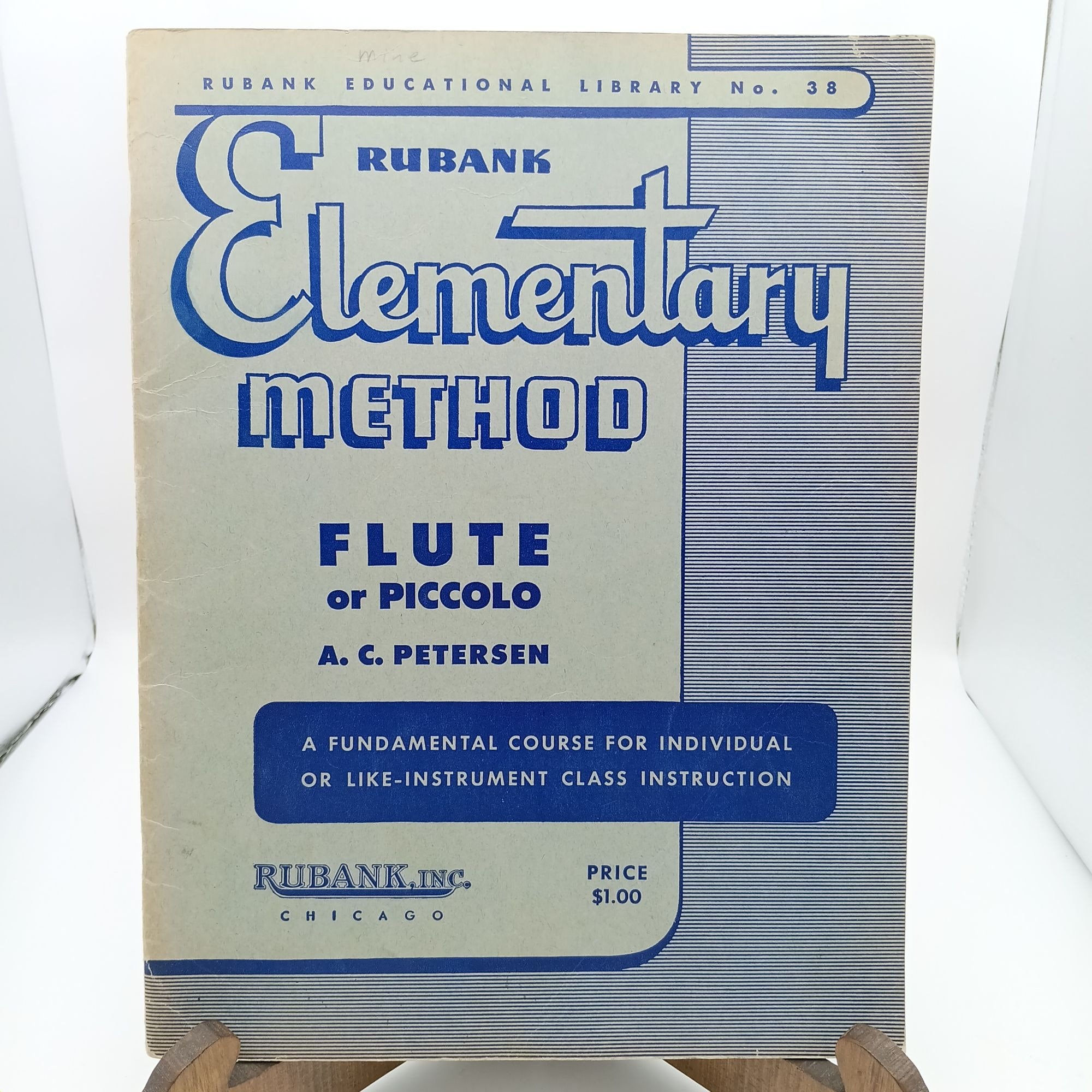 Rubank Elementary Method Flute or Piccolo Book by A.C. Petersen - Etsy