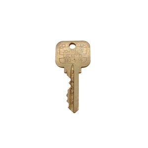 Vintage Brass Key From Johnnys Lock & Key