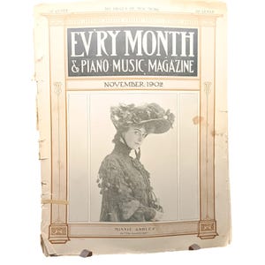 Evry Month Magazine November 1902 Vol XV No 2 Vintage Issue