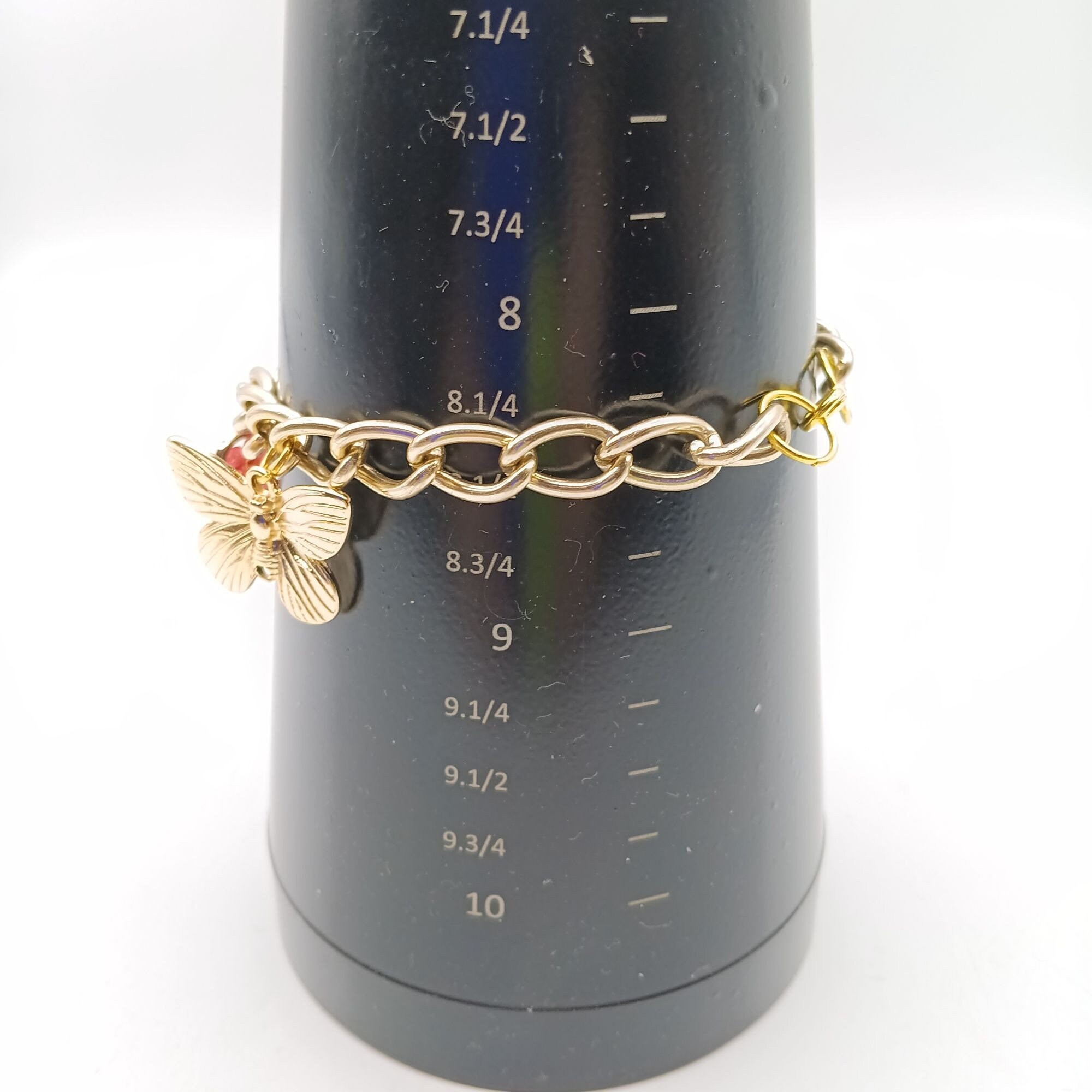 Bracciale Con Anello Da Dito A Farfalla Boho - Gioiello Vintage Oro Per Donne E Ragazze, Catena Schiava Regolabile